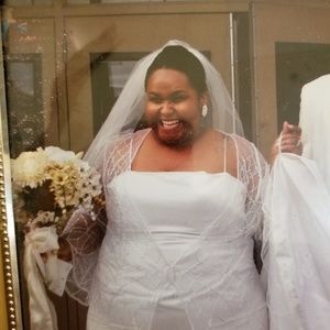 2 piece wedding dress